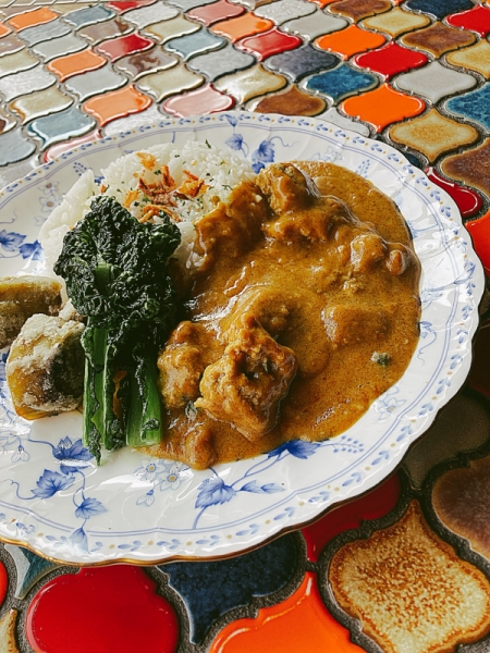 シュリンプ風味のココナッツカレー