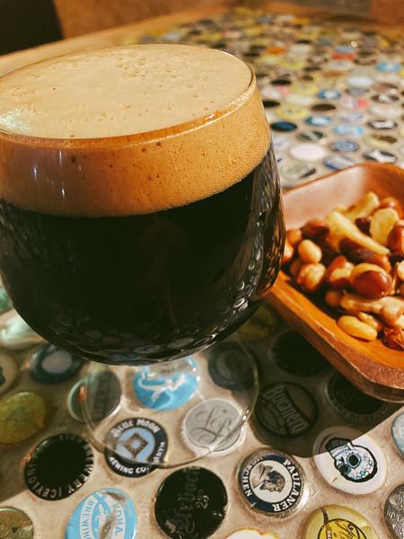 Belching beaver  Peanuts butter milk stout